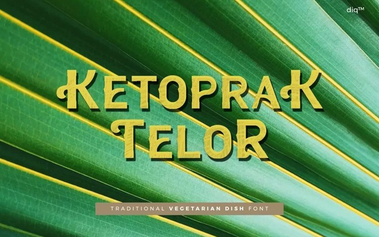 Ketoprak Display Font