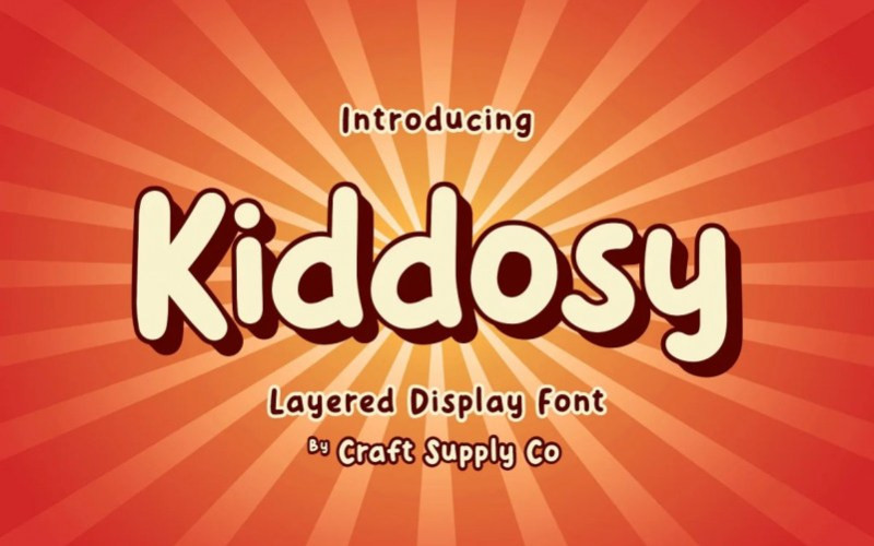 Kiddosy Display Font