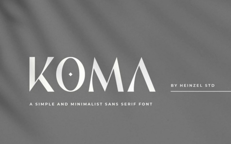 Koma Sans Serif Font