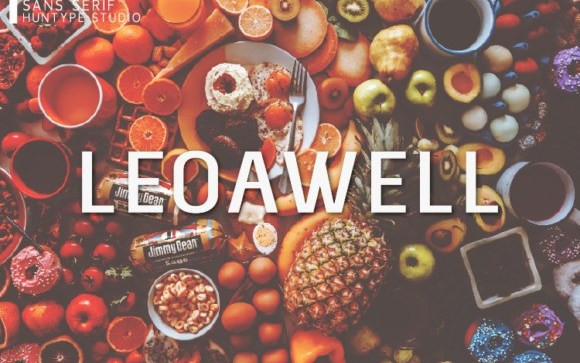 Leoawell Sans Serif Font