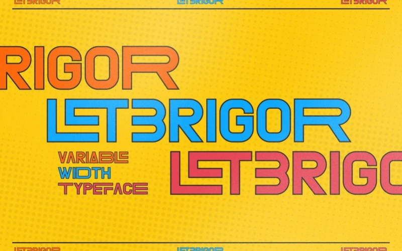 LETBRIGOR Display Font