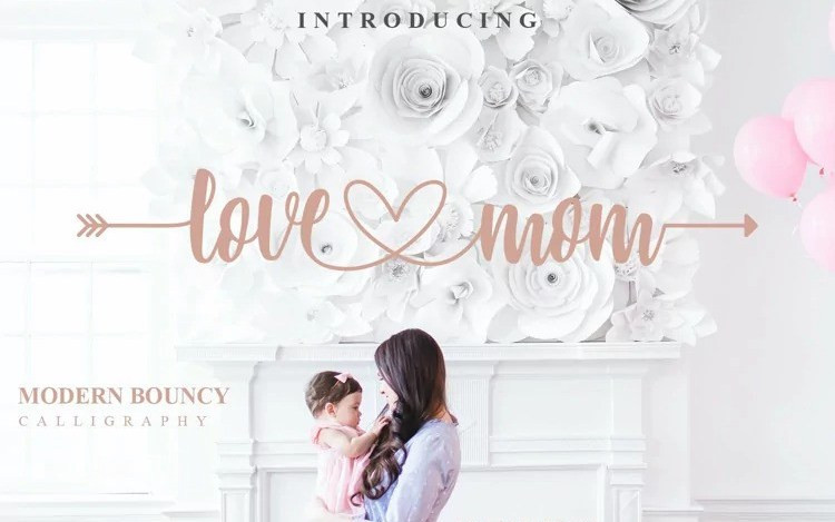 Lovemom Script Font