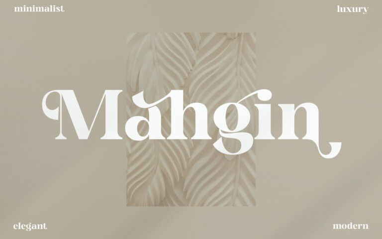 Mahgin Serif Font