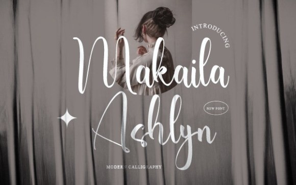 Makaila Ashlyn Script Font