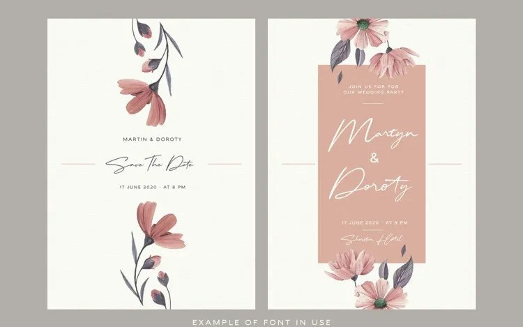 Malibu Sunset Font Duo