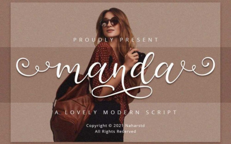 Manda Calligraphy Font