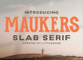 Maukers Slab Serif Font