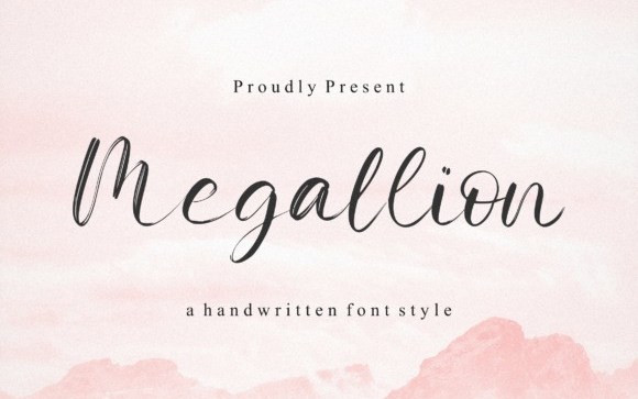 Megallion Brush Font