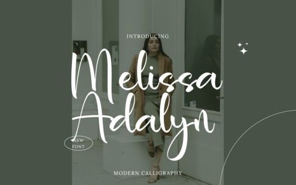 Melissa Adalyn Script Font