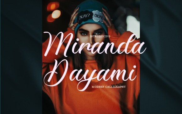 Miranda Dayami Script Font