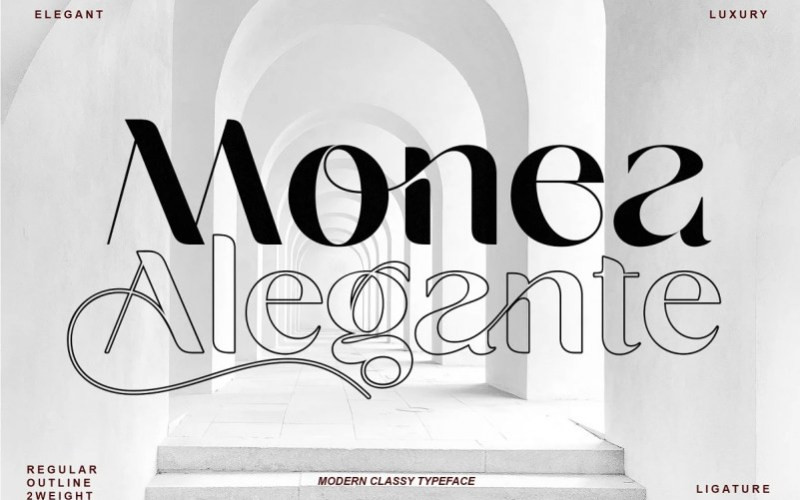 Monea Alegante Sans Serif Font