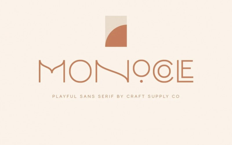 Monocole Sans Serif Font