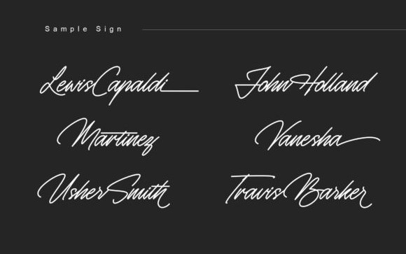 MonoSign Handwritten Font