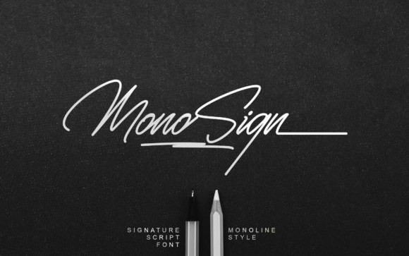 MonoSign Handwritten Font