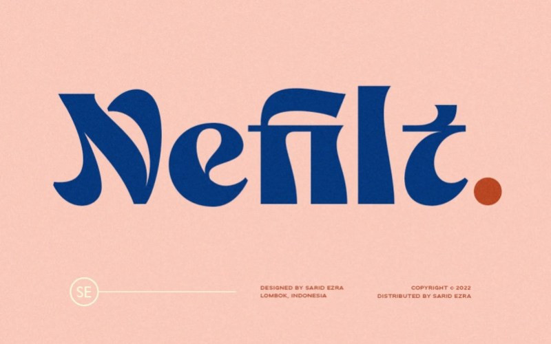 Nefilt Display Font