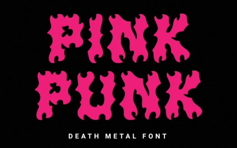 Pink Punk Display Font