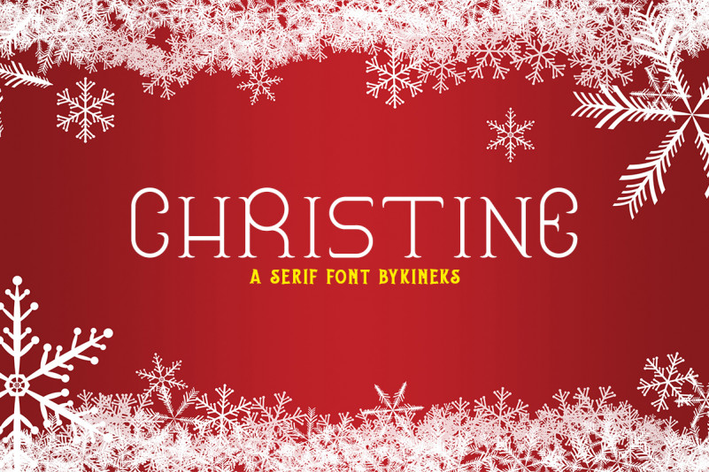 Christine Display Font