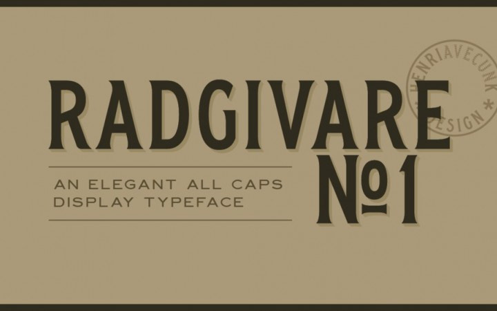 Radgivare No 1 Serif Font