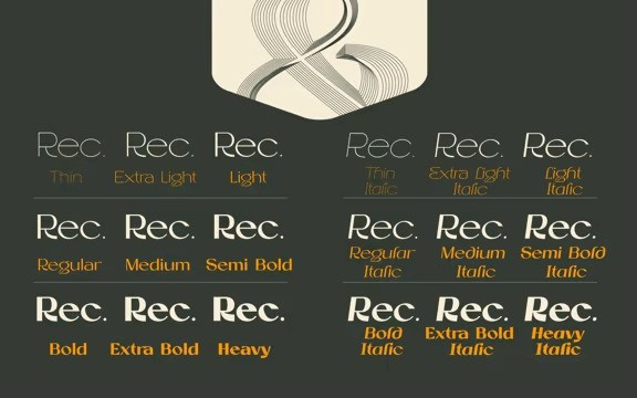 Reclamo Sans Serif Font