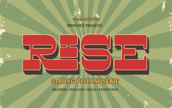 Rise Slab Serif Font