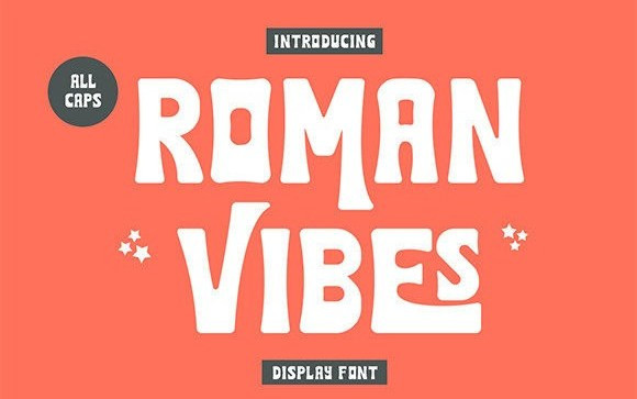 Roman Vibes Display Font