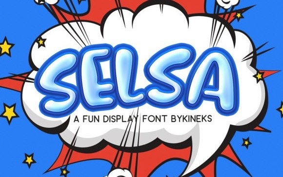 Selsa Display Font