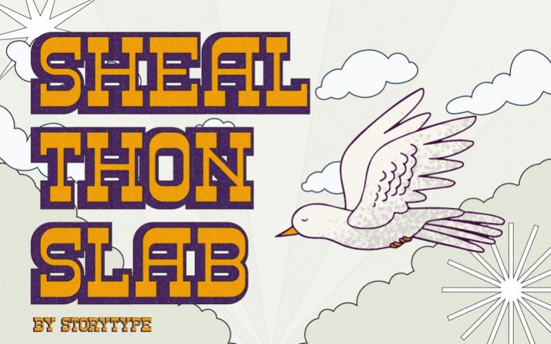 SHEAL THON SLAB Font