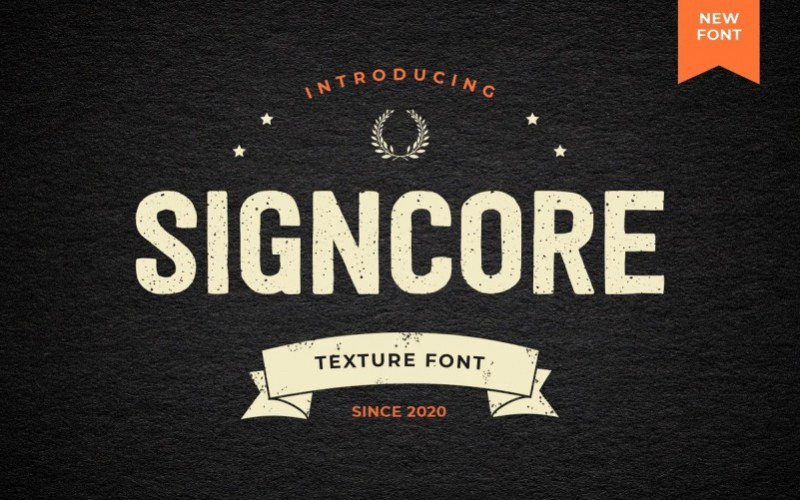 Signcore Display Font