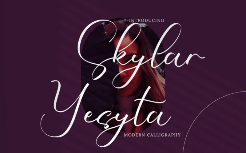 Skylar Yesyta Handwritten Font