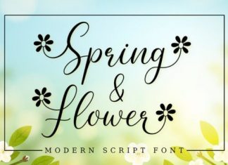Spring Flower Script Font