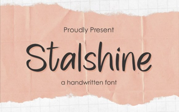 Stalshine Handwritten Font