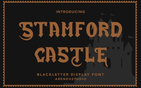 Stamford Castle Display Font