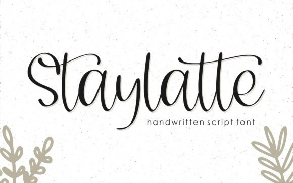 Staylatte Script Font