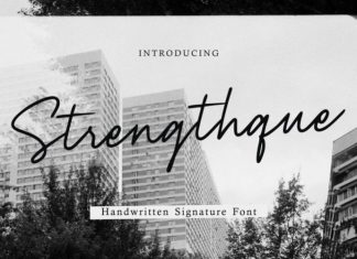 Strengthque Handwritten Font