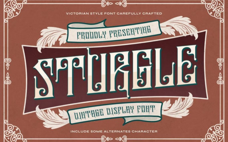 Sturgle Display Font