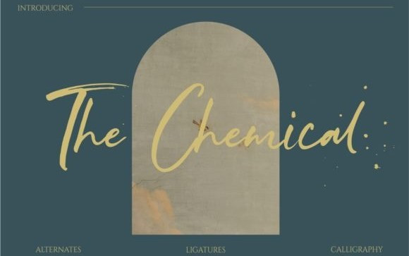 The Chemical Script Font