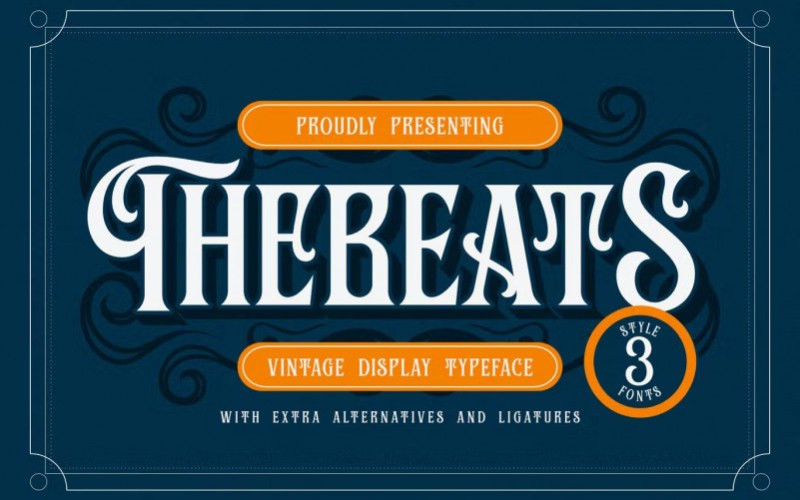 Thebeats Display Font