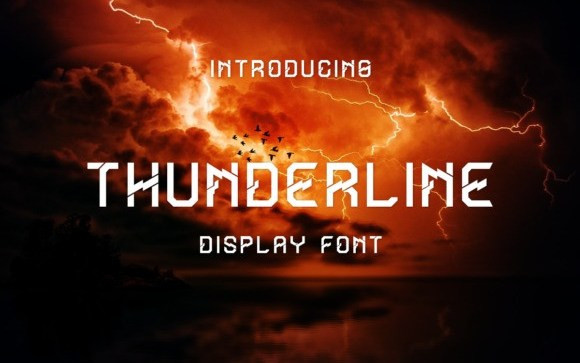 Thunderline Display Font