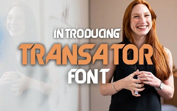 Translator Display Font