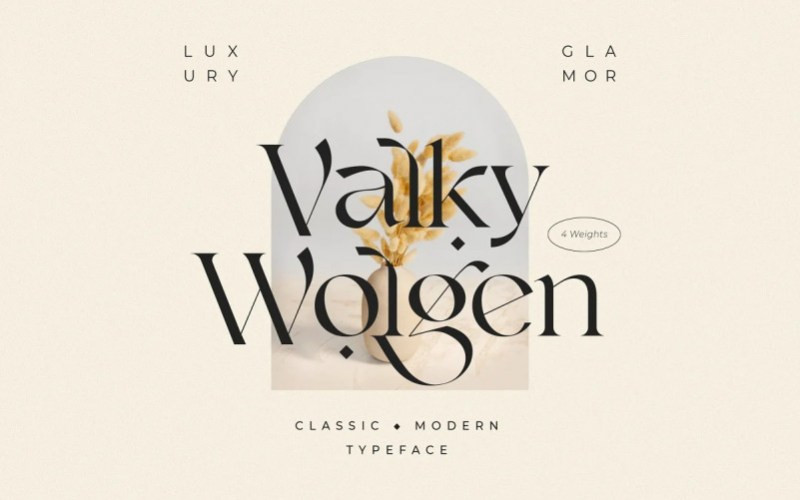 Valky Wolgen Serif Font