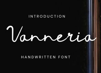 Vanneria Handwritten Font