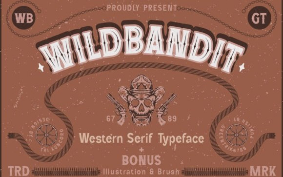 Wild Bandit Display Font