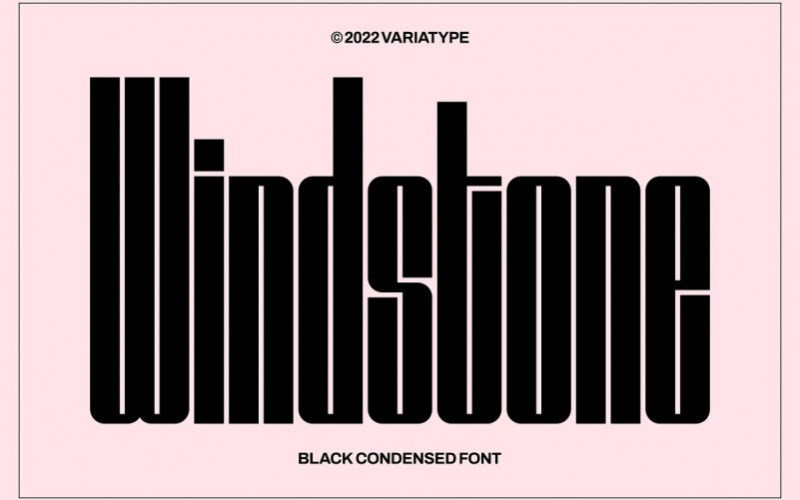 Windstone Display Font