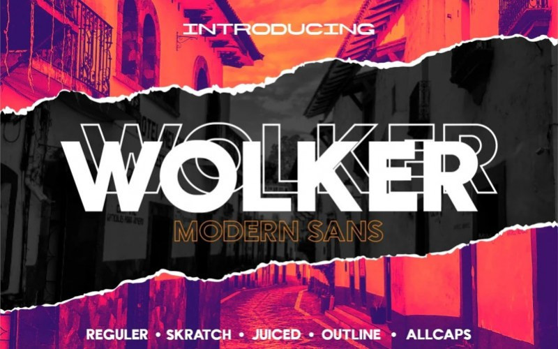 Wolker Sans Serif Font