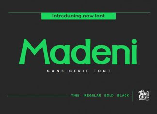 Madeni Sans Serif Font