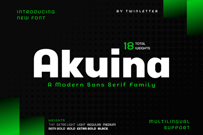Akuina Sans Serif Font