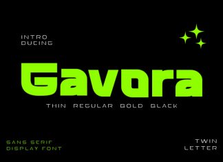 Gavora Sans Serif Font