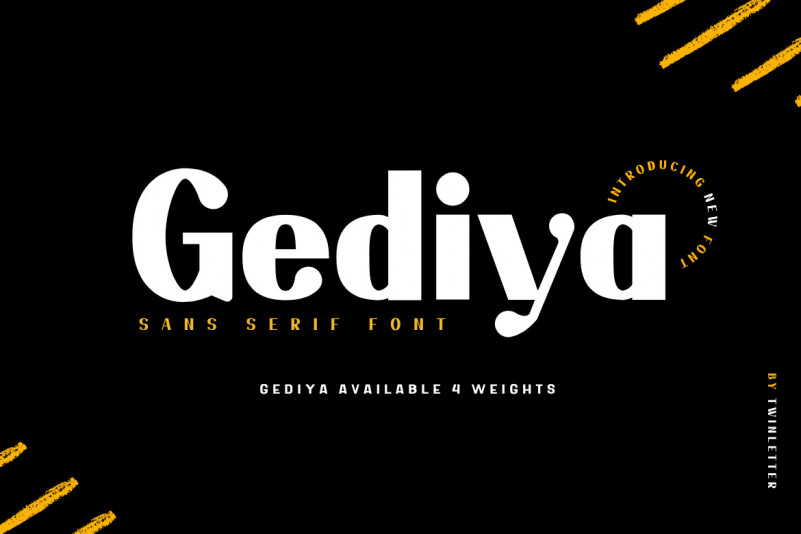 Gediya Sans Serif Font