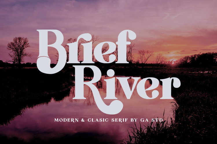 Brief River Serif Font