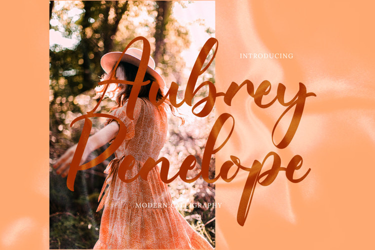 Aubrey Penelope Script Font